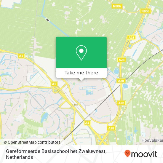 Gereformeerde Basisschool het Zwaluwnest, Darthuizerberg map