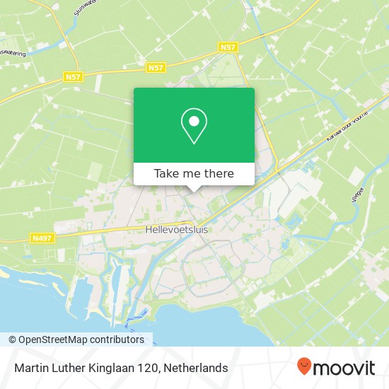 Martin Luther Kinglaan 120, 3223 GH Hellevoetsluis map