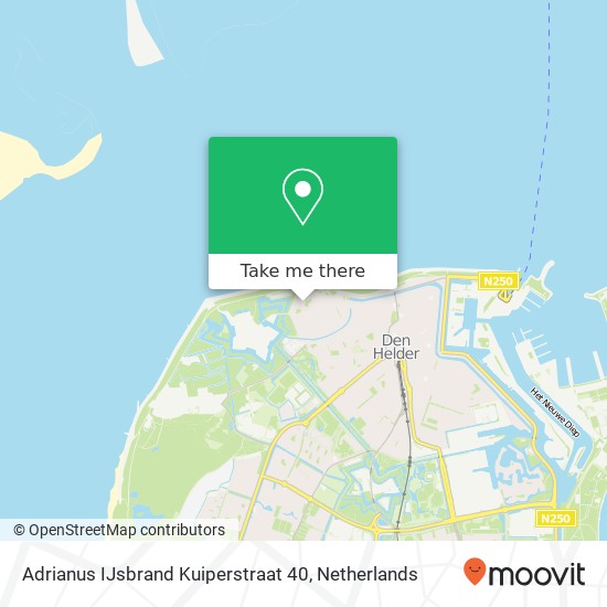 Adrianus IJsbrand Kuiperstraat 40, 1782 XB Den Helder map