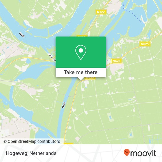 Hogeweg, 5398 Maren-Kessel map