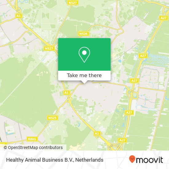 Healthy Animal Business B.V., Molenweg 3 map