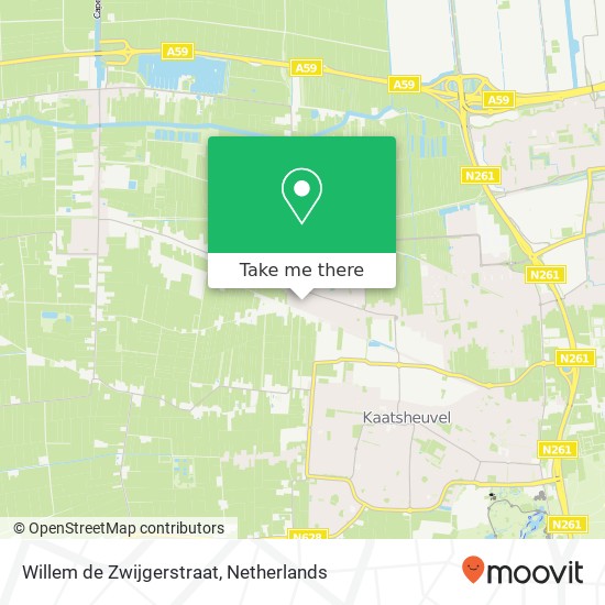 Willem de Zwijgerstraat, 5161 Sprang-Capelle Karte