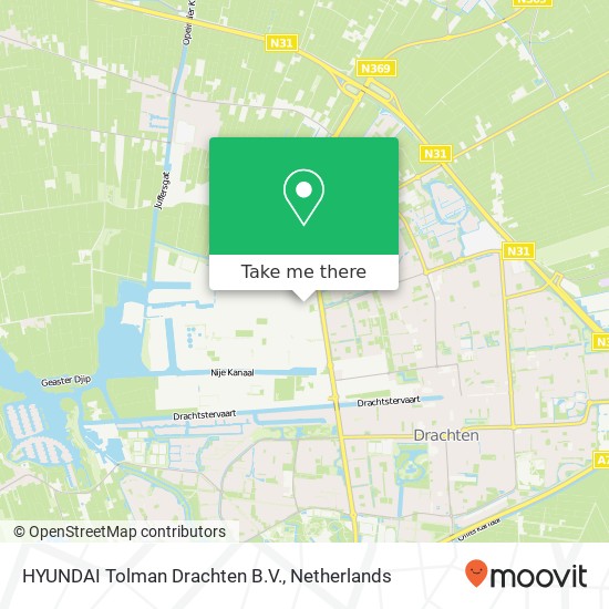 HYUNDAI Tolman Drachten B.V., De Roef 17 map