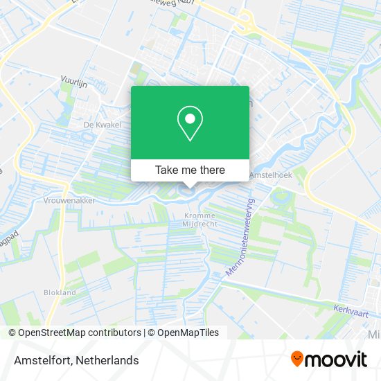 Amstelfort map