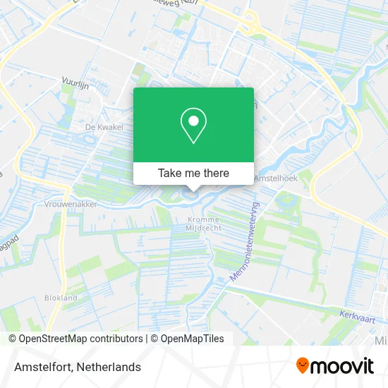 Amstelfort map