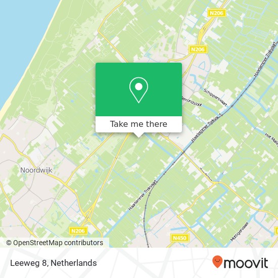 Leeweg 8, 2211 XZ Noordwijkerhout Karte