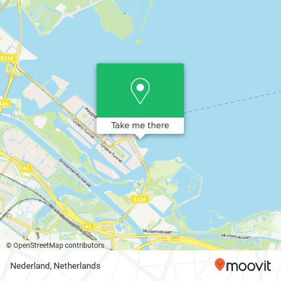 Nederland map