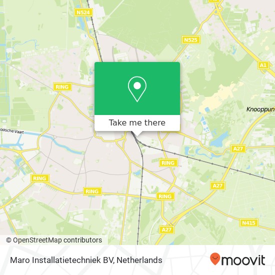 Maro Installatietechniek BV, Zuiderweg 171 map