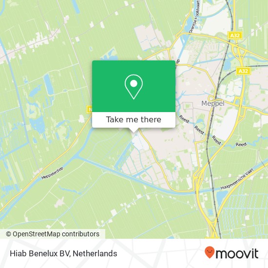 Hiab Benelux BV map