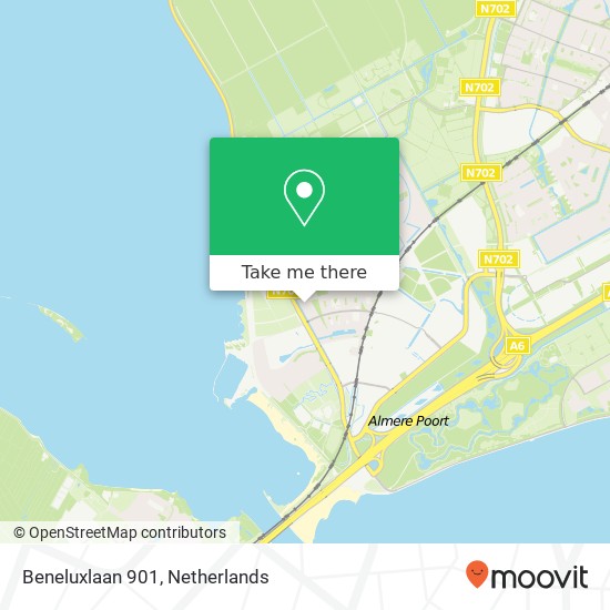 Beneluxlaan 901, 1363 Almere-Stad map