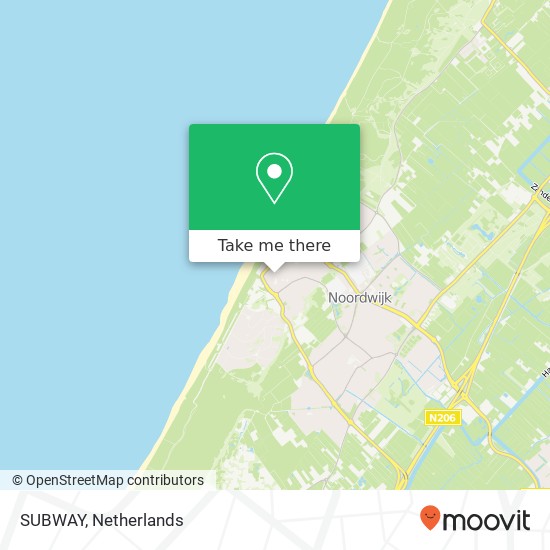 SUBWAY, Hoofdstraat 89 map