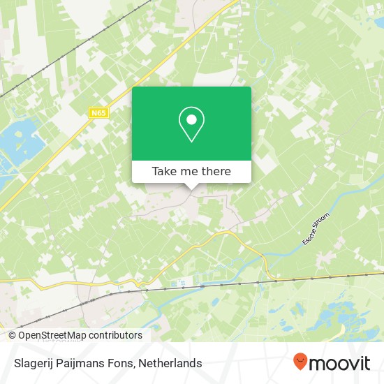 Slagerij Paijmans Fons, Kerkstraat 57 map