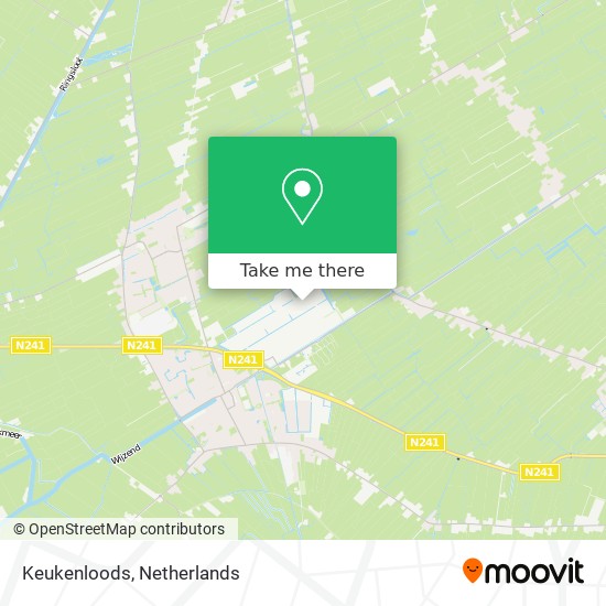 Keukenloods map