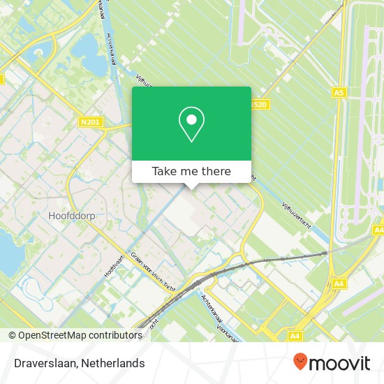 Draverslaan, 2132 Hoofddorp map
