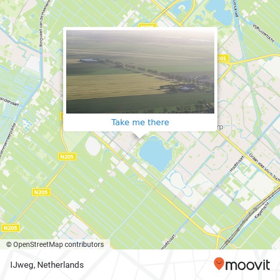 IJweg, IJweg, Nederland map