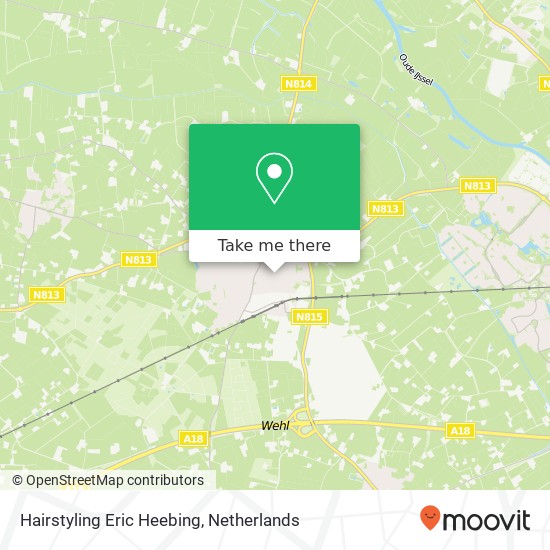 Hairstyling Eric Heebing, Stationsstraat 3A map