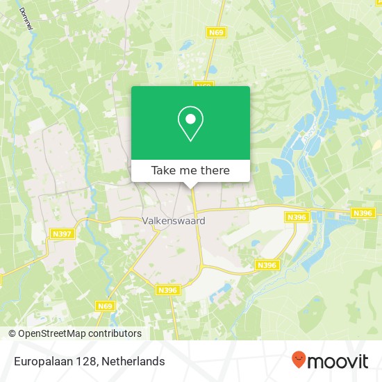 Europalaan 128, 5552 JK Valkenswaard map