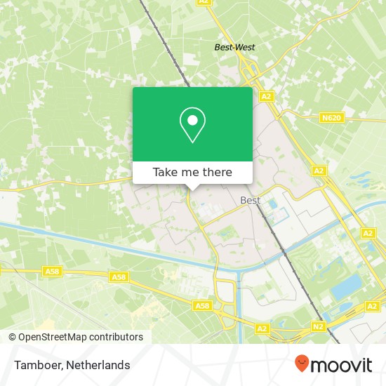 Tamboer, Tamboer, 5684 DB Best, Nederland map