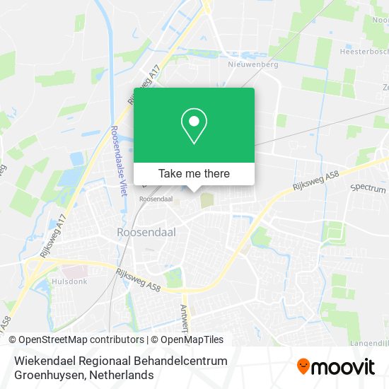 Wiekendael Regionaal Behandelcentrum Groenhuysen map