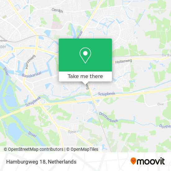 Hamburgweg 18 map