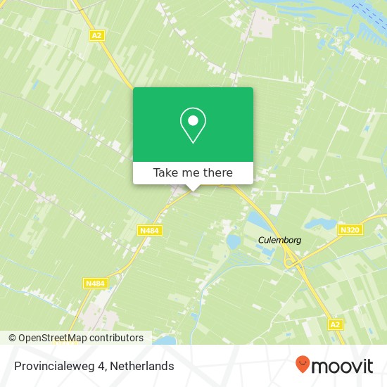 Provincialeweg 4, 4122 KW Zijderveld map