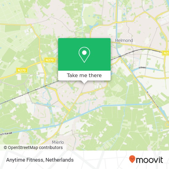 Anytime Fitness, Hoofdstraat 97 map