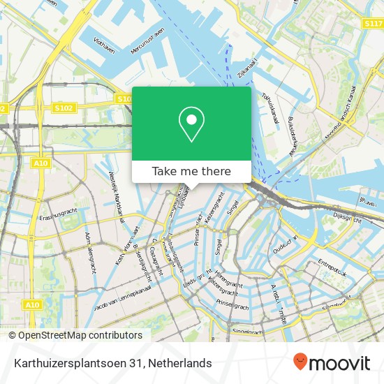 Karthuizersplantsoen 31, 1015 LS Amsterdam Karte