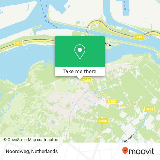 Noordweg, Noordweg, 3233 Oostvoorne, Nederland Karte