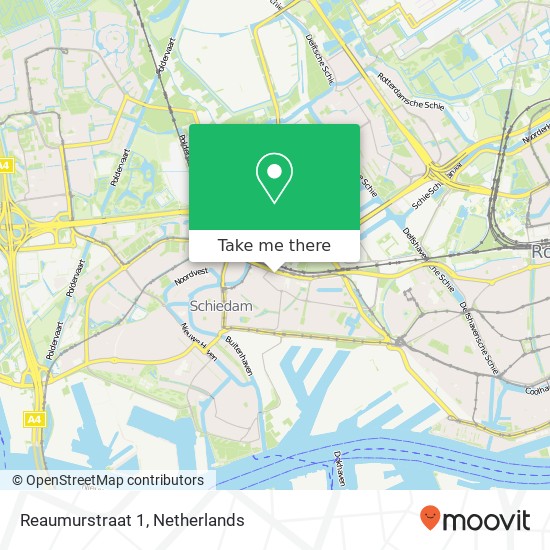Reaumurstraat 1, 3112 VN Schiedam map