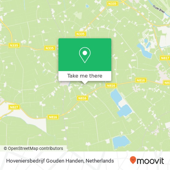 Hoveniersbedrijf Gouden Handen, Gendringseweg 10 map