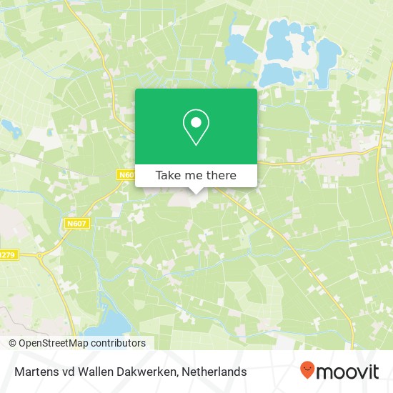 Martens vd Wallen Dakwerken, Houtakker 2 Karte