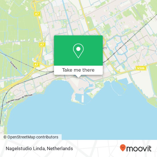 Nagelstudio Linda, Gedempte Turfhaven 74 map