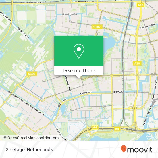 2e etage, 2e etage, Hoekenespad 9, 1068 HX Amsterdam, Nederland Karte