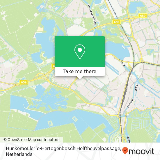 HunkemöLler 's-Hertogenbosch Helftheuvelpassage, Helftheuvelpassage 240 map
