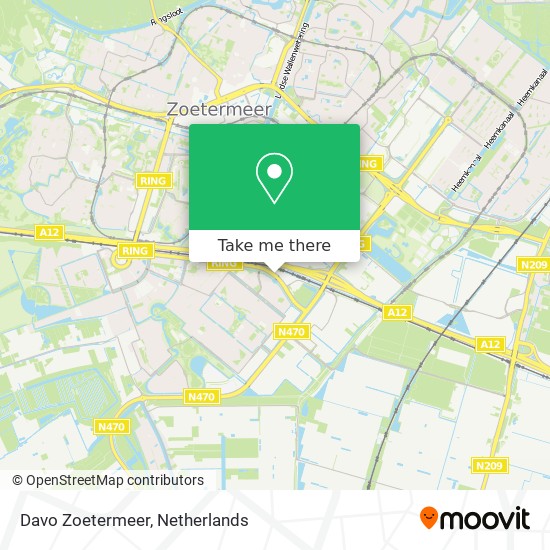 Davo Zoetermeer Karte