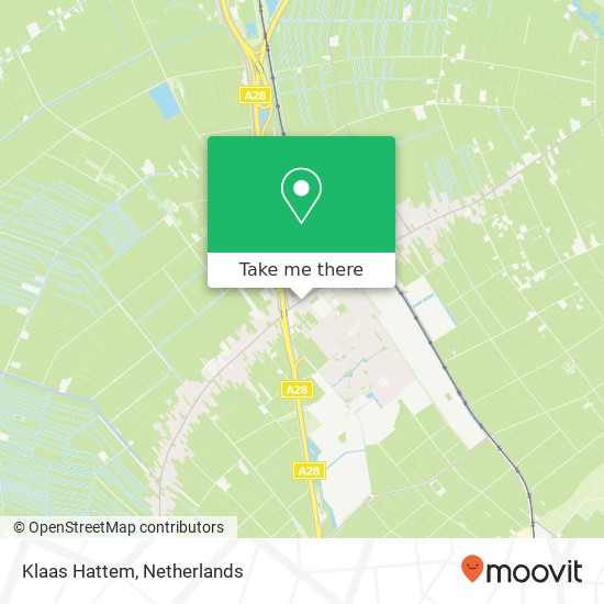 Klaas Hattem, Gemeenteweg 32 Karte