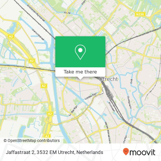 Jaffastraat 2, 3532 EM Utrecht map