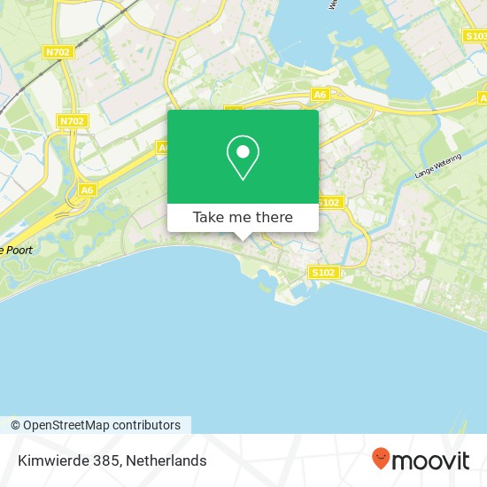 Kimwierde 385, 1353 ET Almere-Haven map