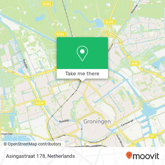 Asingastraat 178, 9716 ET Groningen map