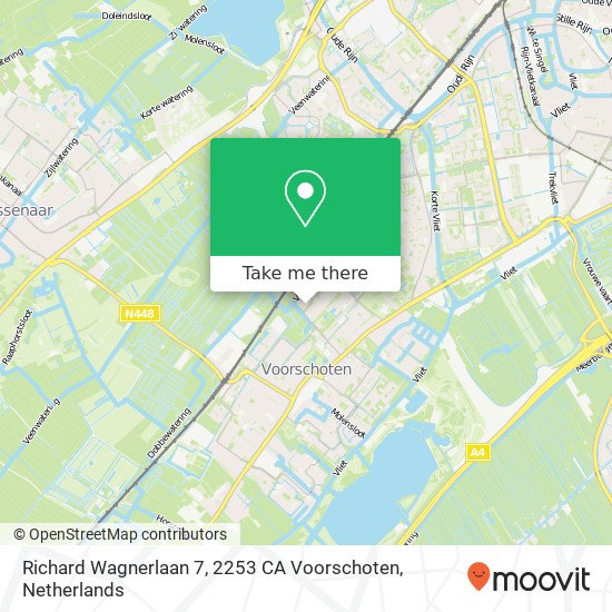 Richard Wagnerlaan 7, 2253 CA Voorschoten map