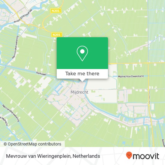 Mevrouw van Wieringenplein, 3641 Mijdrecht map