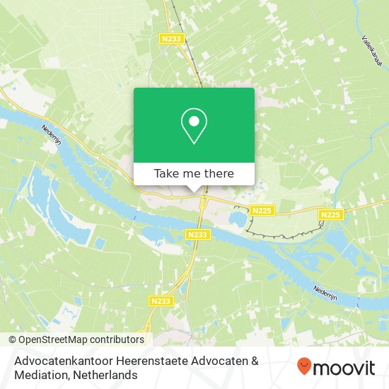 Advocatenkantoor Heerenstaete Advocaten & Mediation, Herenstraat 97 map