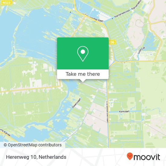 Herenweg 10, 1244 PT Ankeveen Karte