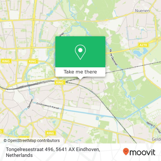 Tongelresestraat 496, 5641 AX Eindhoven map