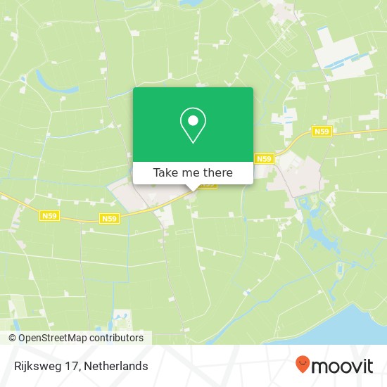 Rijksweg 17, 4306 NA Nieuwerkerk map