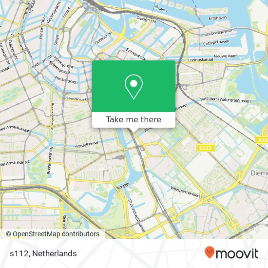 s112, 1091 Amsterdam map