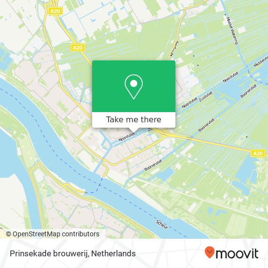 Prinsekade brouwerij, 3142 GA Maassluis map