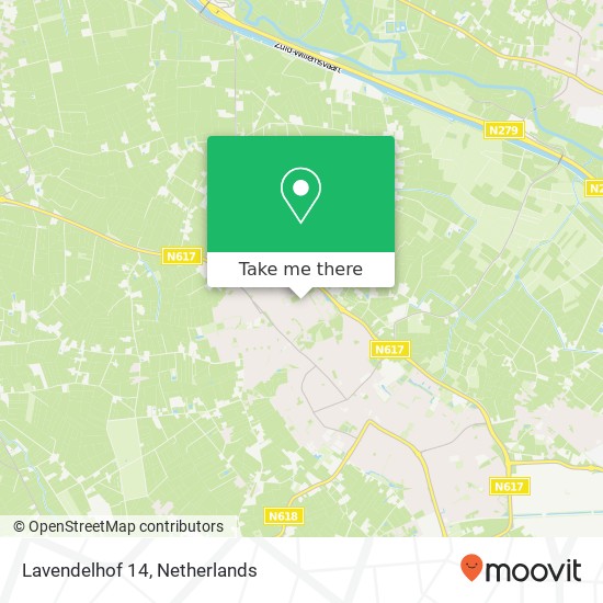 Lavendelhof 14, 5482 PL Schijndel map