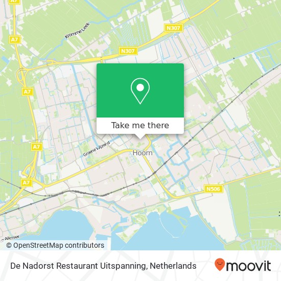 De Nadorst Restaurant Uitspanning, Westerblokker 171 map