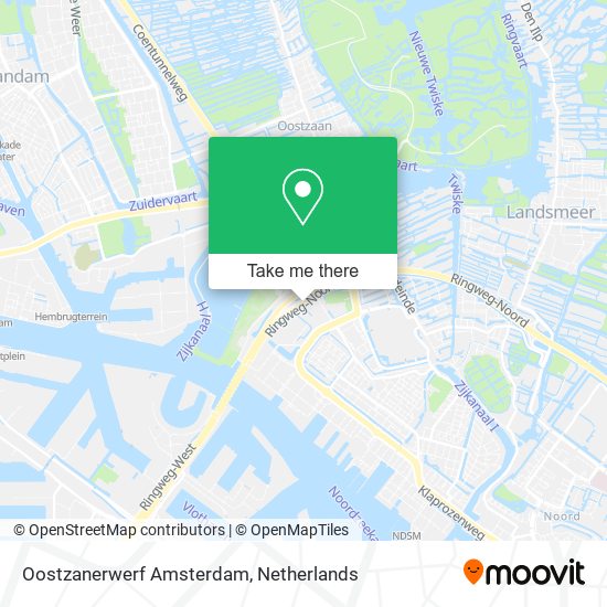 Oostzanerwerf Amsterdam map